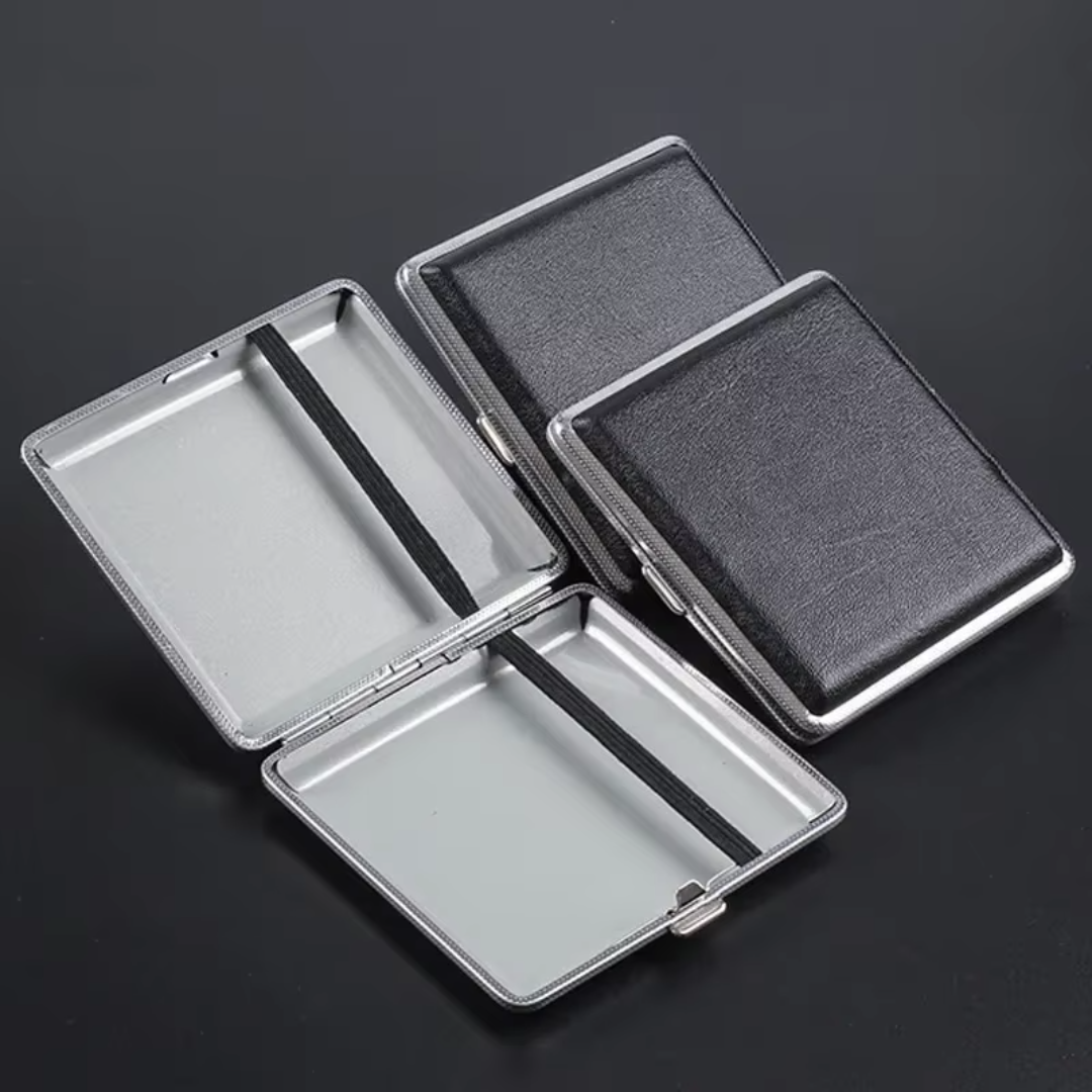 Leather Work Leather - 1pc Double-open Leather Cigars Cigarettes Cases