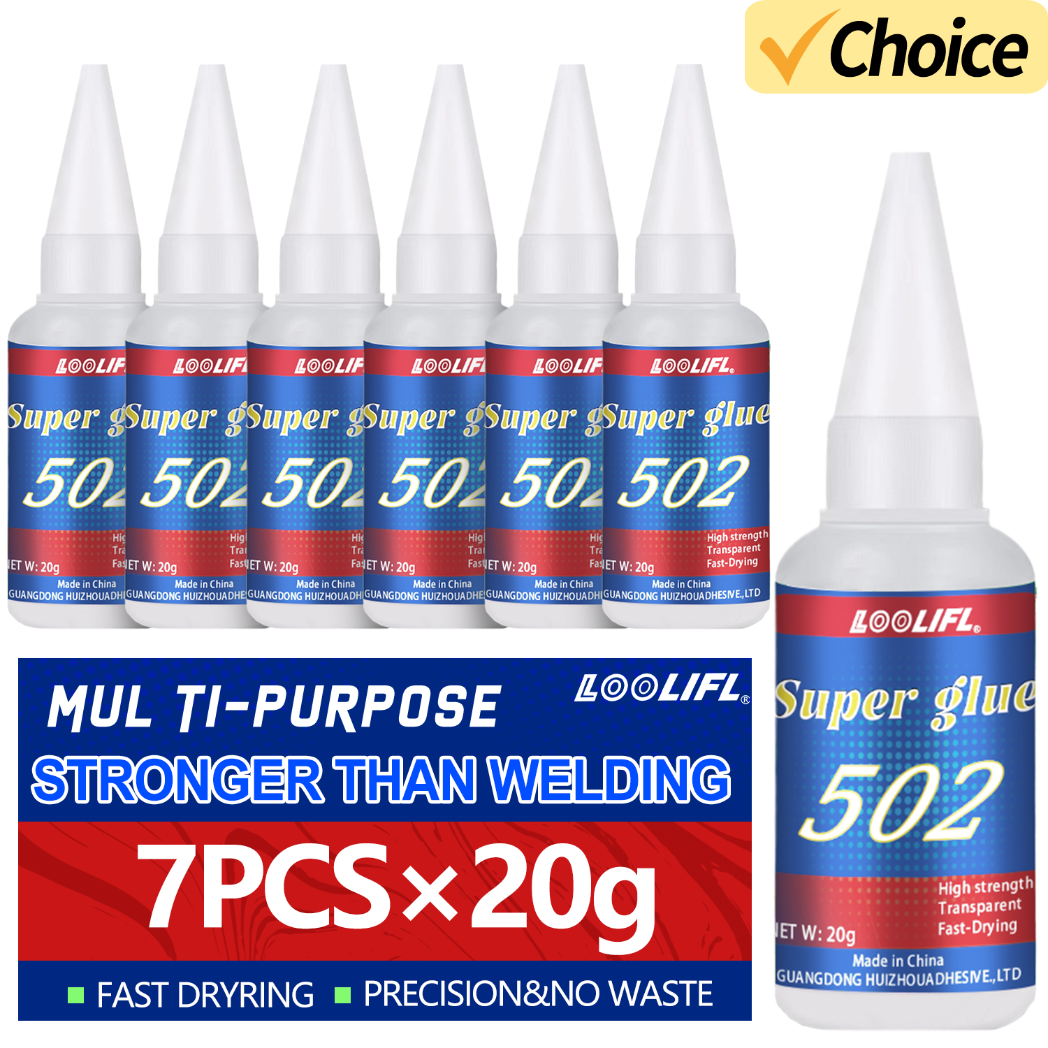 Leather Work Leather - LOOLIFL 1-7pcs 502 Super Glue Instant