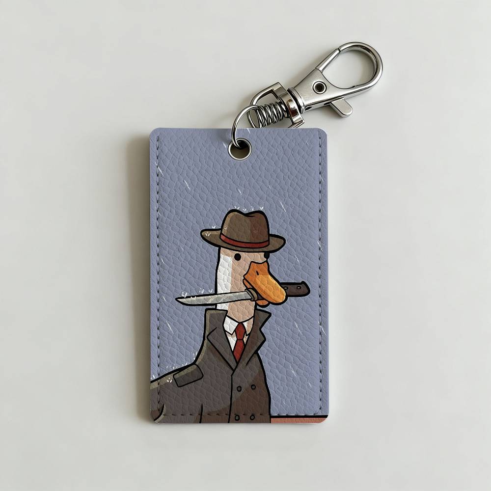 Cartoon Cute Goose Duck Badge  – Leather Work Leather Bewertung und Preis