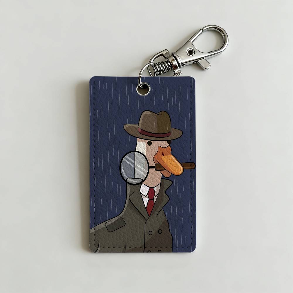 Cartoon Cute Goose Duck Badge  – Leather Work Leather Bewertung und Preis