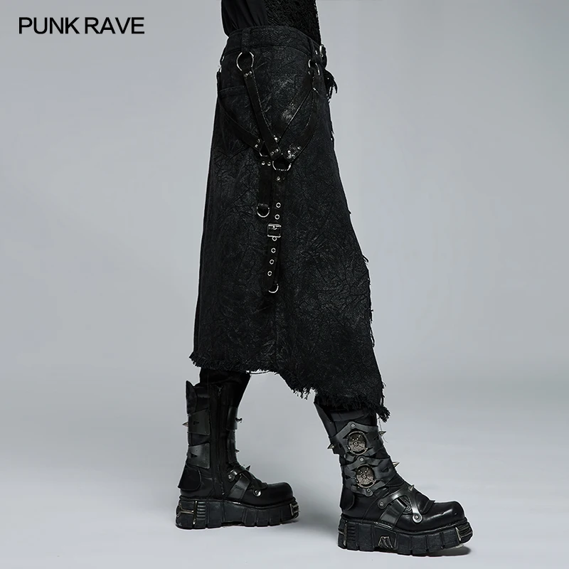 PUNK RAVE Men's Gothic Dark Te – Leather Work Pants Bewertung und Preis