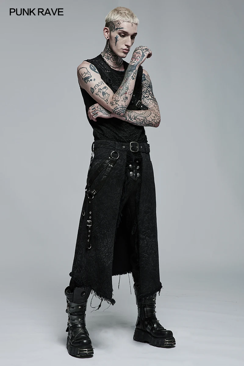 PUNK RAVE Men's Gothic Dark Te – Leather Work Pants Bewertung und Preis