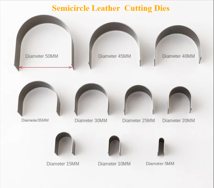10Pcs/Set Semicircle Leather C – Leathercraft Japan Bewertung und Preis