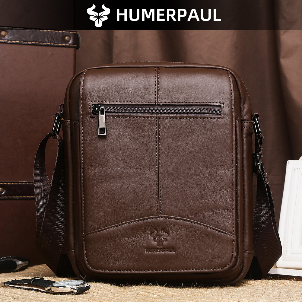 HUMERPAUL Genuine Leather Cros – Leather Work Bag Men Bewertung und Preis