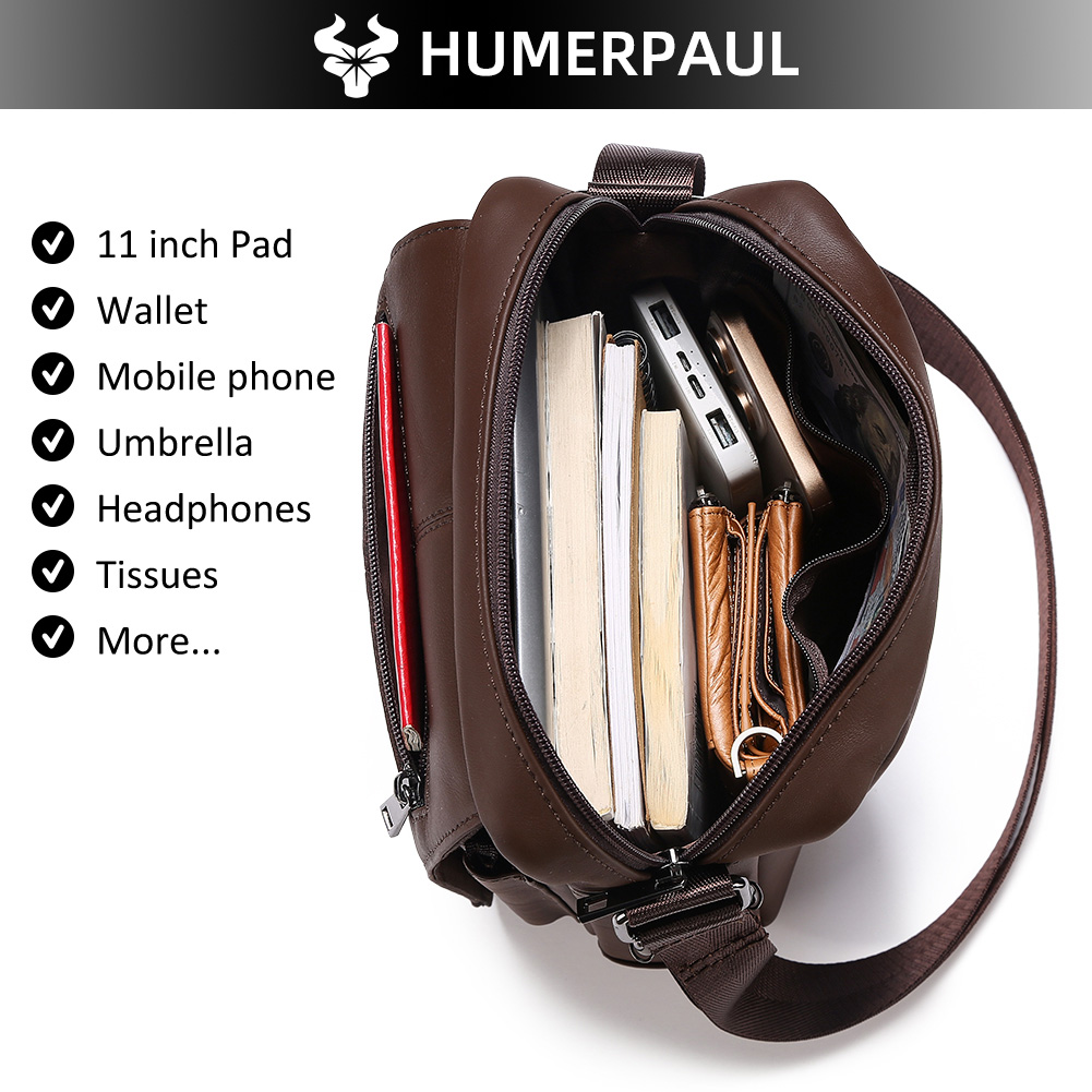 HUMERPAUL Genuine Leather Cros – Leather Work Bag Men Bewertung und Preis