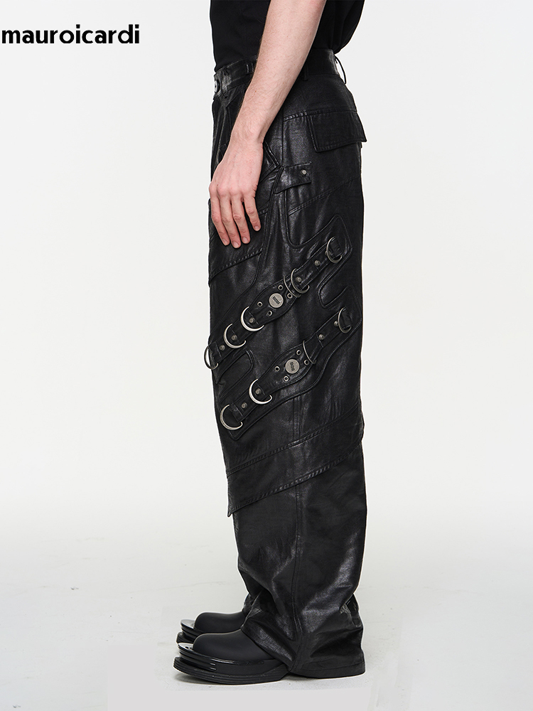 Mauroicardi Spring Autumn Cool – Leather Work Pants Bewertung und Preis