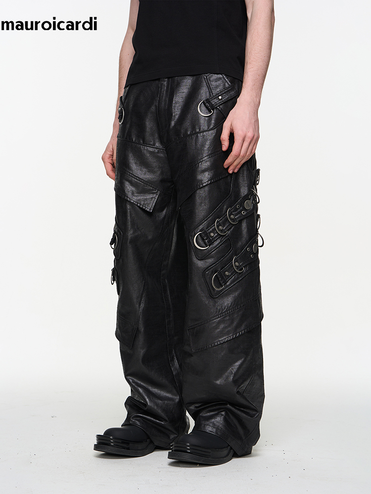 Mauroicardi Spring Autumn Cool – Leather Work Pants Bewertung und Preis