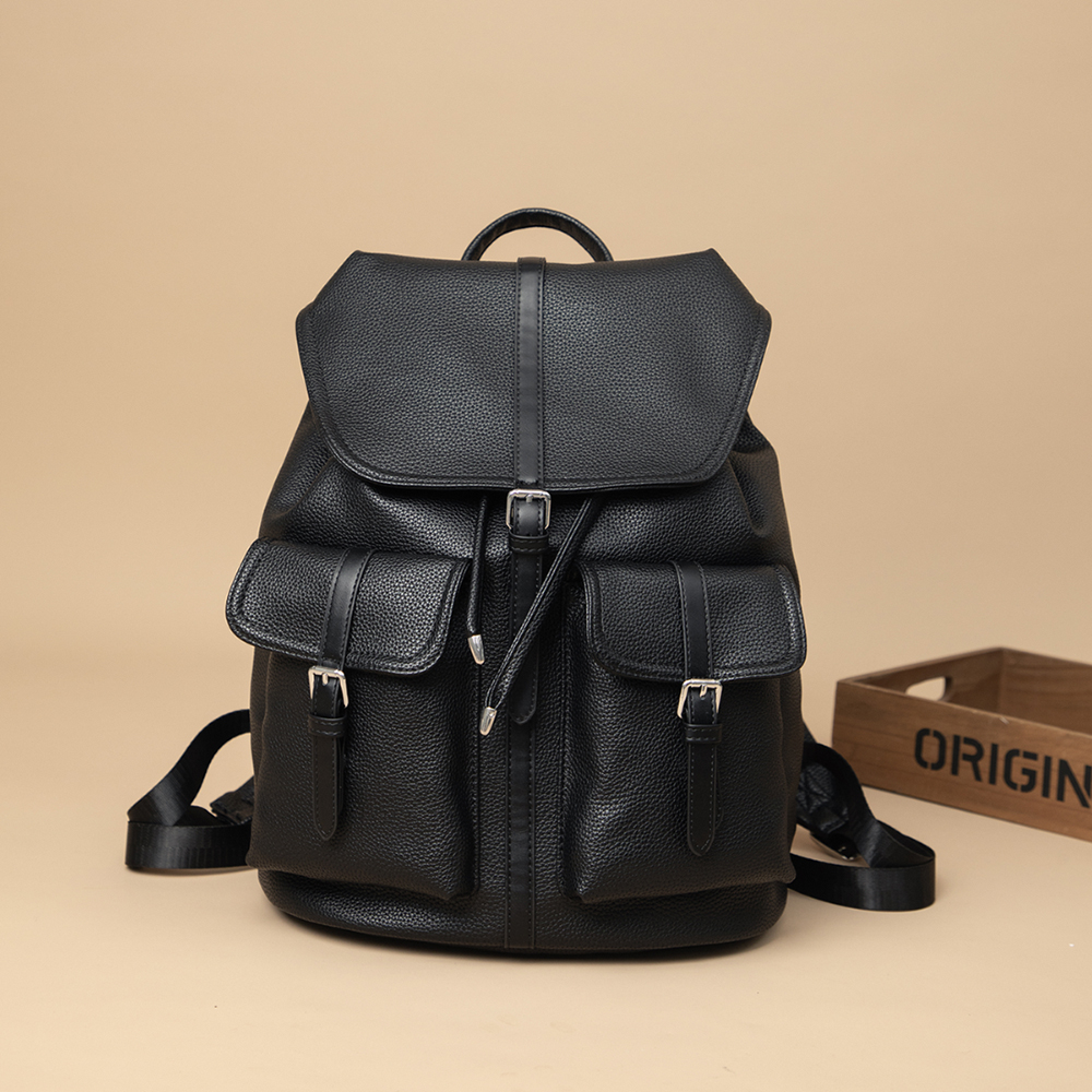 2025 Luxury Soft PU Leather Ba – Leather Work Rucksack Bewertung und Preis