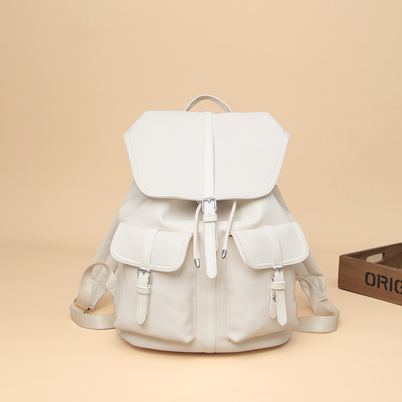 2025 Luxury Soft PU Leather Ba – Leather Work Rucksack Bewertung und Preis