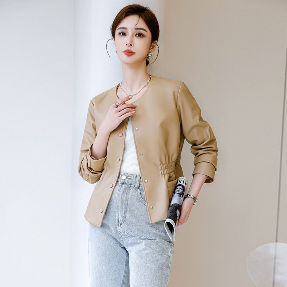 Office Faux Leather Jacket Wom – Leather Work Jacket Women'S Bewertung und Preis