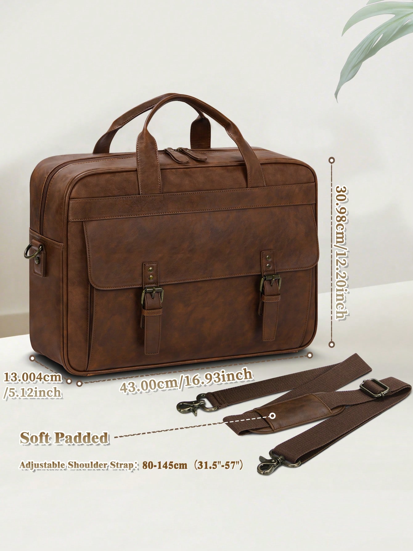 Vintage Leather Messenger Bag  – Leather Work Bag Men Bewertung und Preis