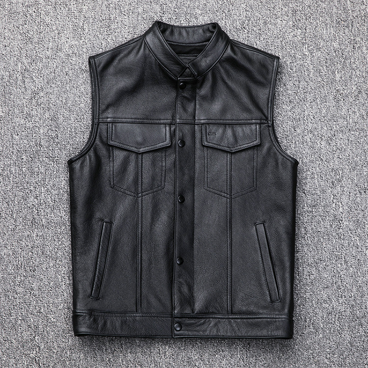 Vest Autumn Winter Motorcycle  – Leather Work Vest Bewertung und Preis