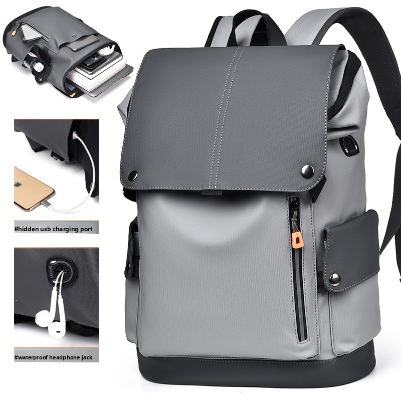 Men's Large Capacity Laptop Ba – Leather Work Rucksack Bewertung und Preis