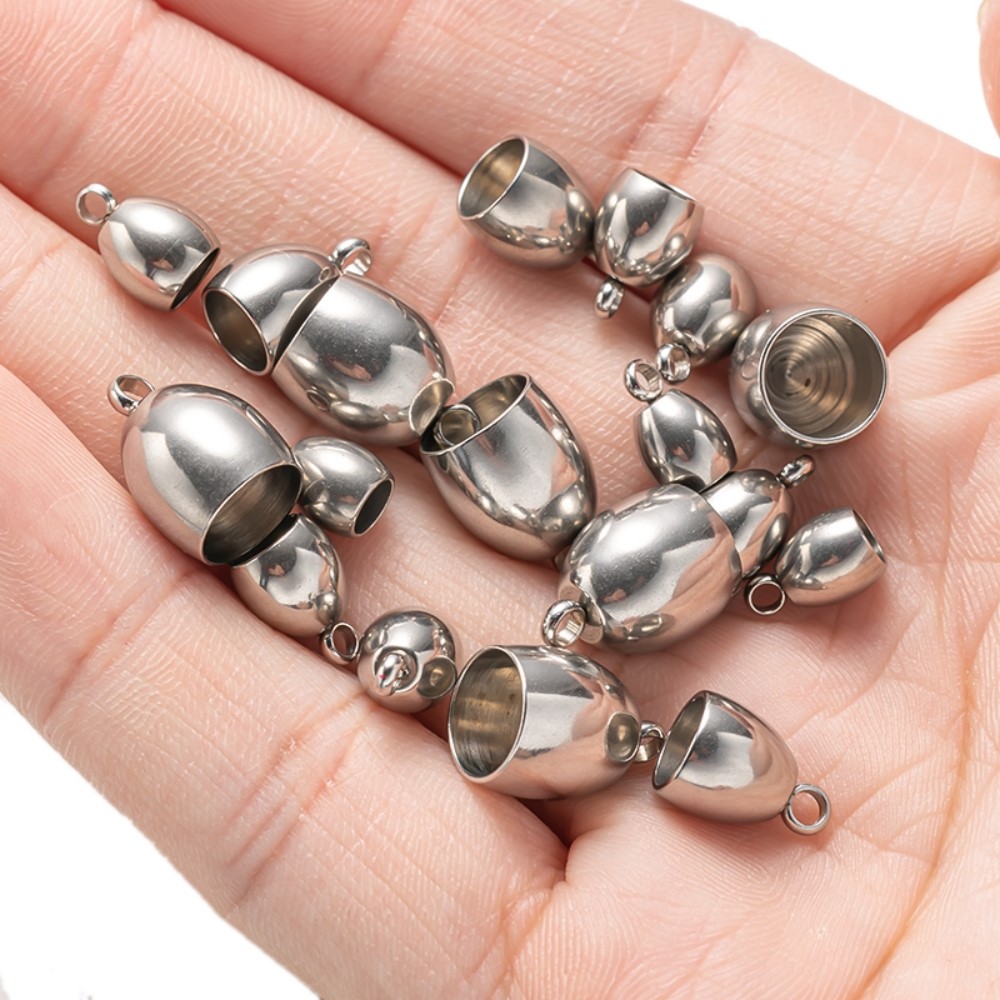 20pcs Tube End Caps Stainless  – Leatherwork Diy Bewertung und Preis