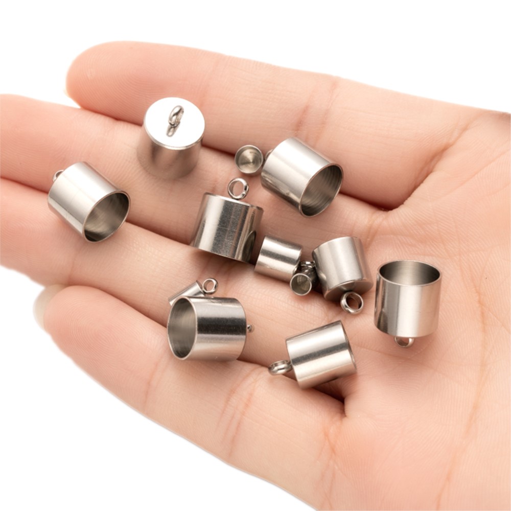 20pcs Tube End Caps Stainless  – Leatherwork Diy Bewertung und Preis