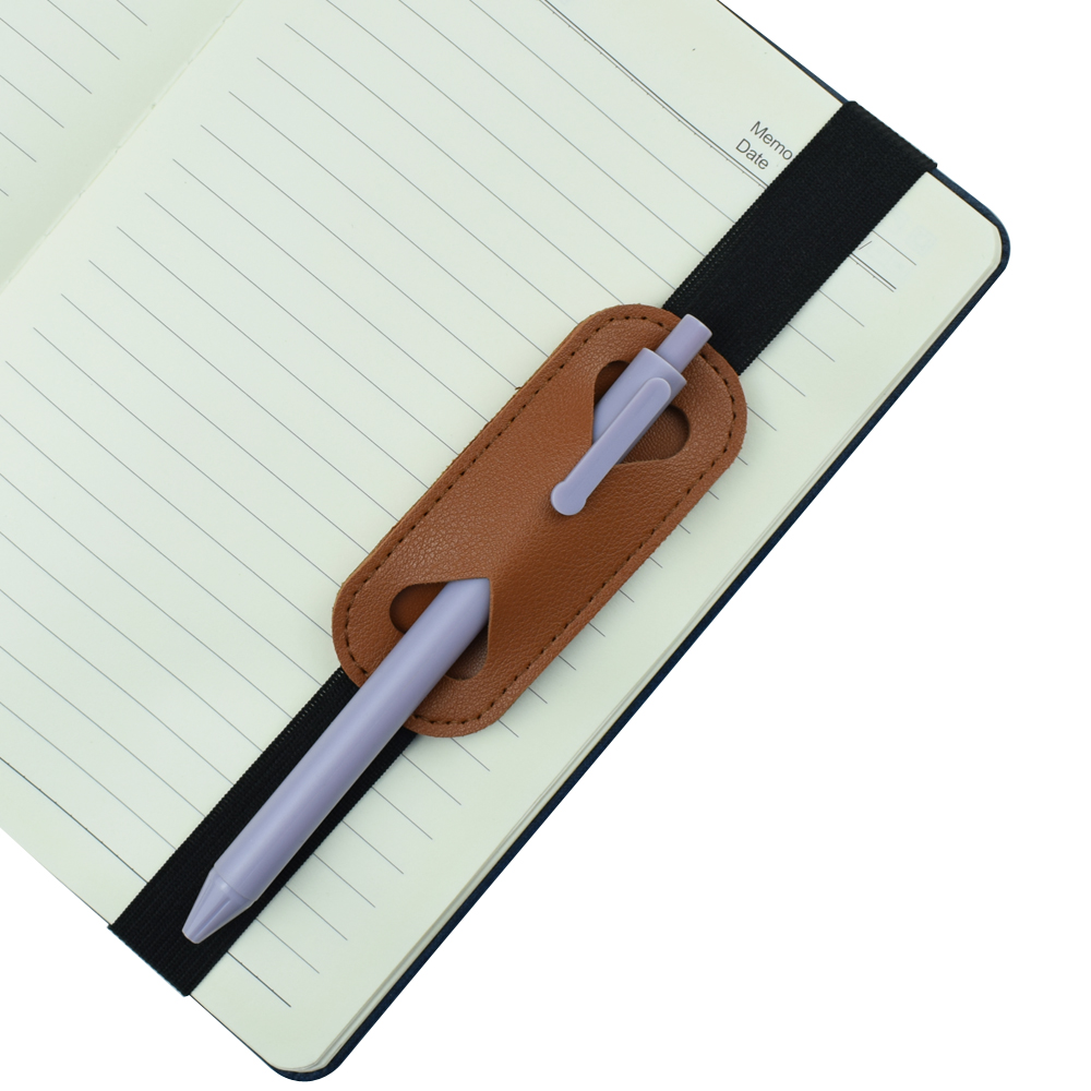 Elastic PU Leather Pen Holder  – Leather Work Notepad Bewertung und Preis