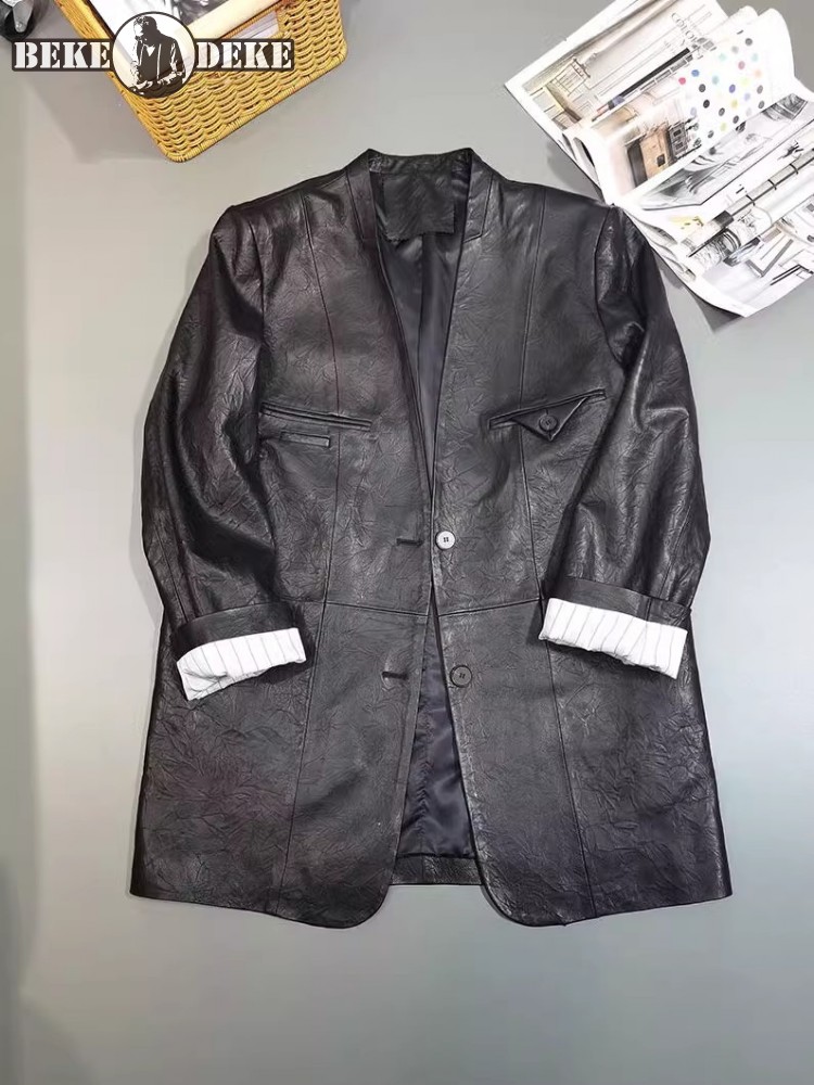 Vintage Office Ladies Autumn W – Leather Work Jacket Women'S Bewertung und Preis