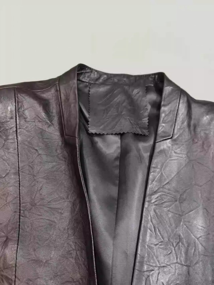 Vintage Office Ladies Autumn W – Leather Work Jacket Women'S Bewertung und Preis