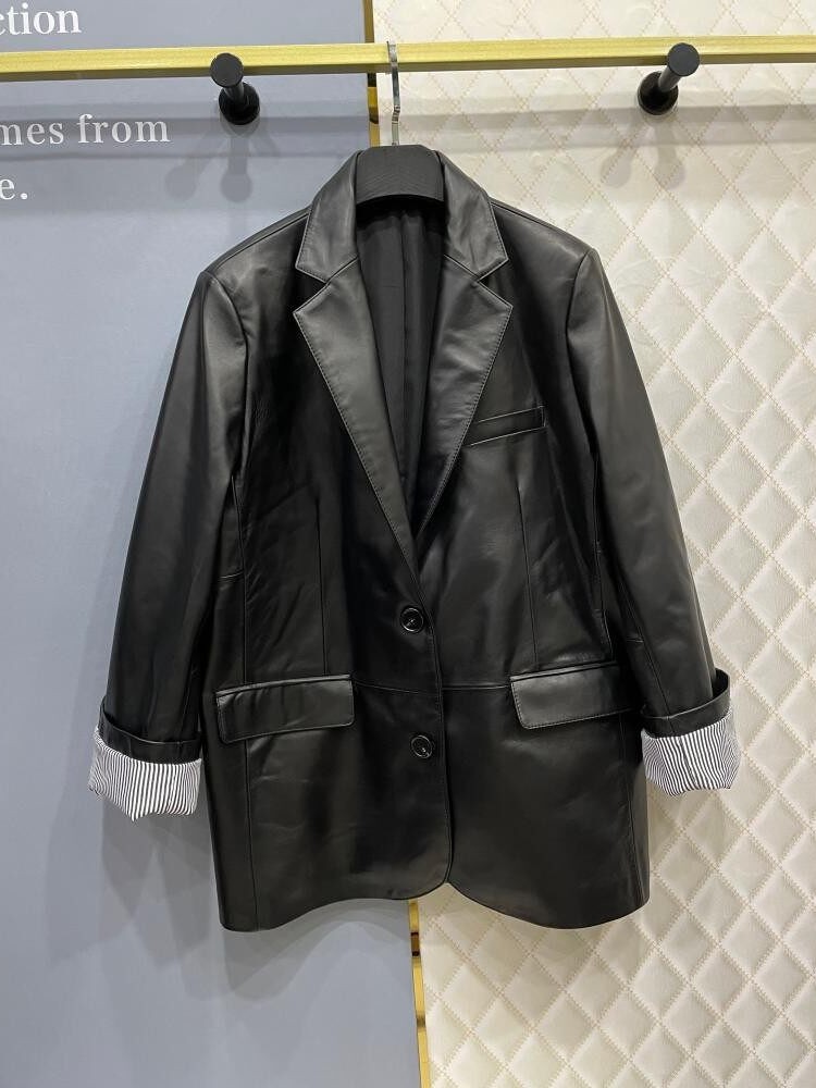 Women Sheepskin Genuine Leathe – Leather Work Jacket Women'S Bewertung und Preis