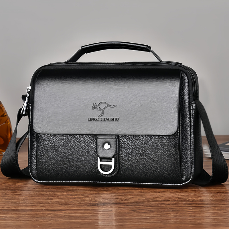 Durable Wear-resistant Two-ton – Leather Work Bag Men Bewertung und Preis
