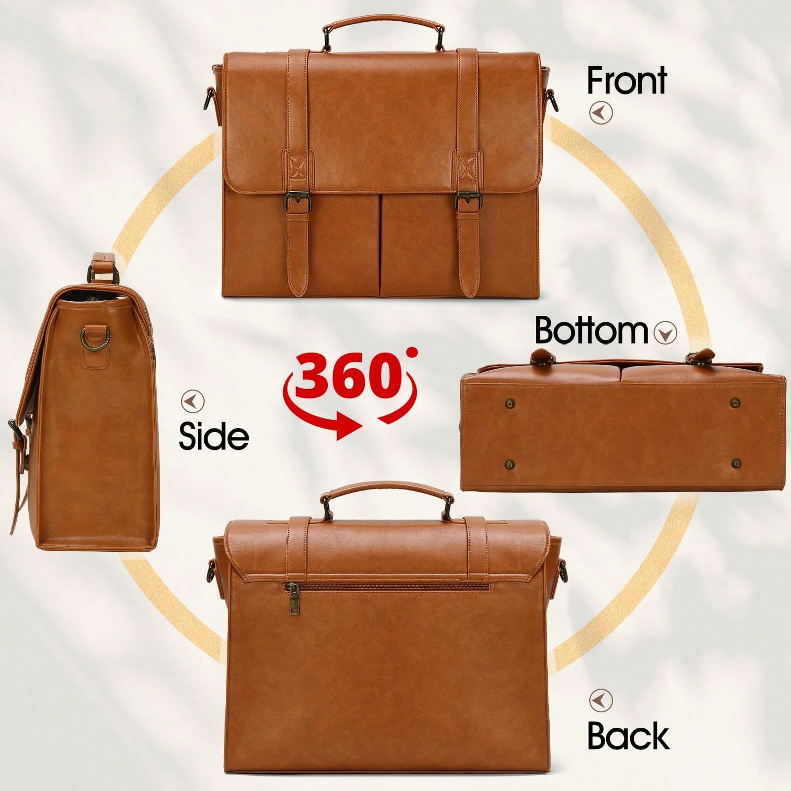 Messenger Bag For Men 15.6 Inc – Leather Work Bag Men Bewertung und Preis