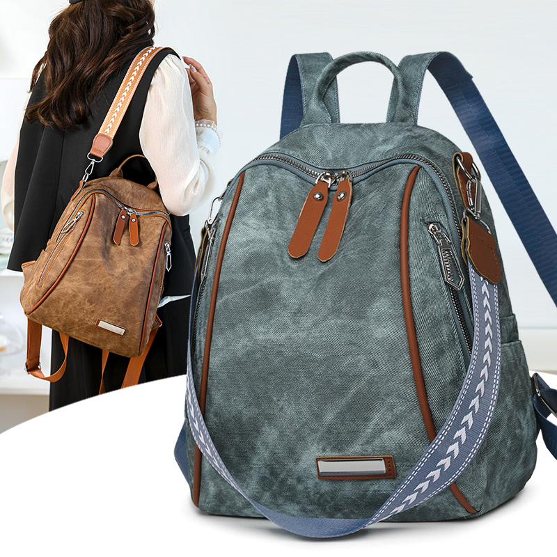 Women Large Capacity Backpack  – Leather Work Rucksack Bewertung und Preis