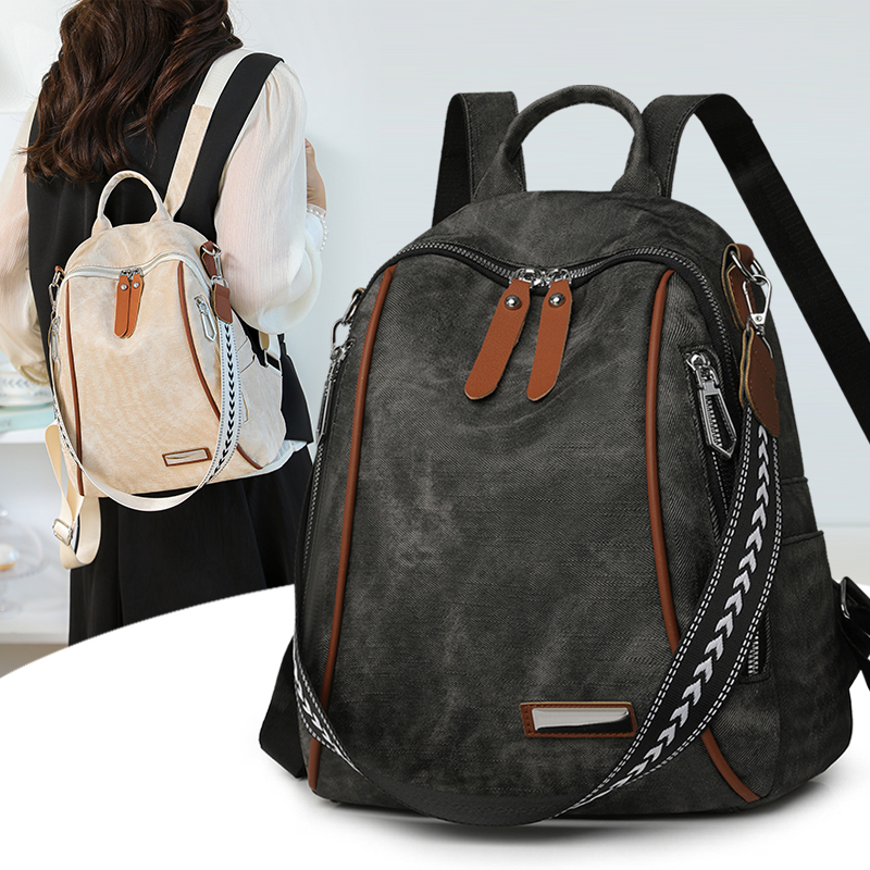 Women Large Capacity Backpack  – Leather Work Rucksack Bewertung und Preis