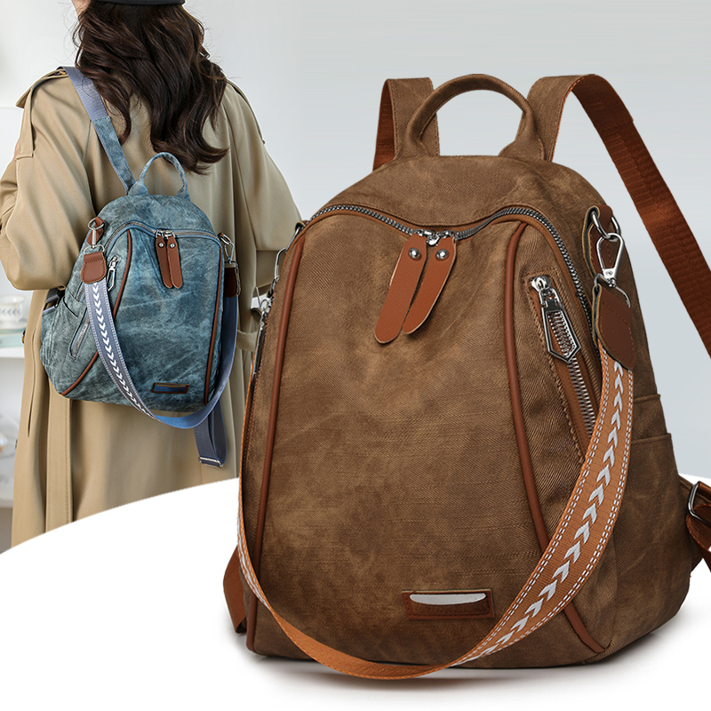 Women Large Capacity Backpack  – Leather Work Rucksack Bewertung und Preis