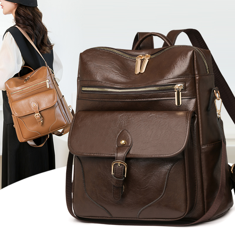 Women Vintage PU Leather Backp – Leather Work Rucksack Bewertung und Preis