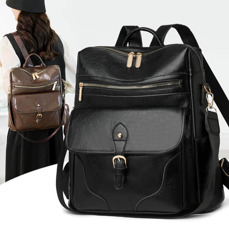 Women Vintage PU Leather Backp – Leather Work Rucksack Bewertung und Preis