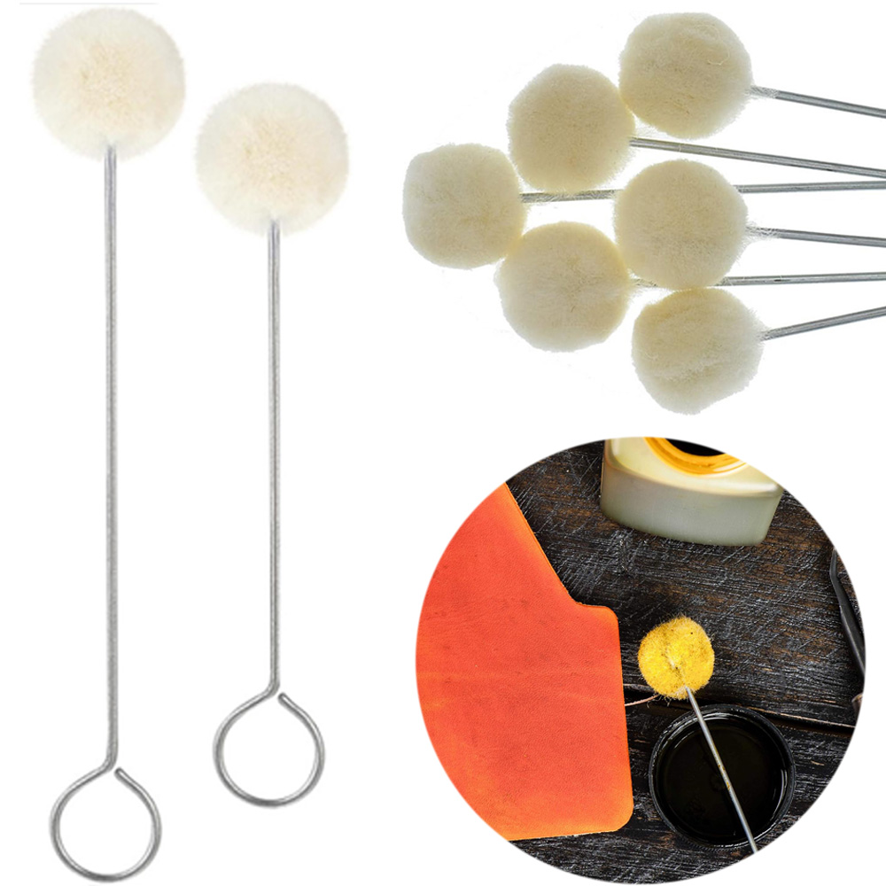 10/30pcs Leather Wool Balls Pa – Leather Dye Finish Bewertung und Preis