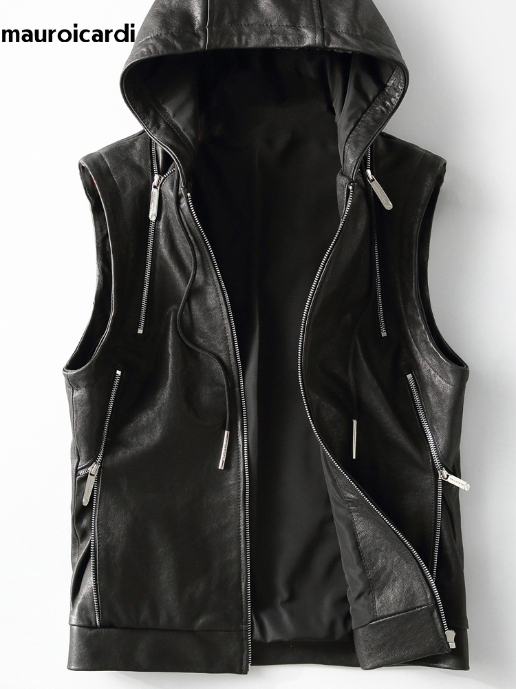 Mauroicardi Spring Autumn Luxu – Leather Work Vest Bewertung und Preis