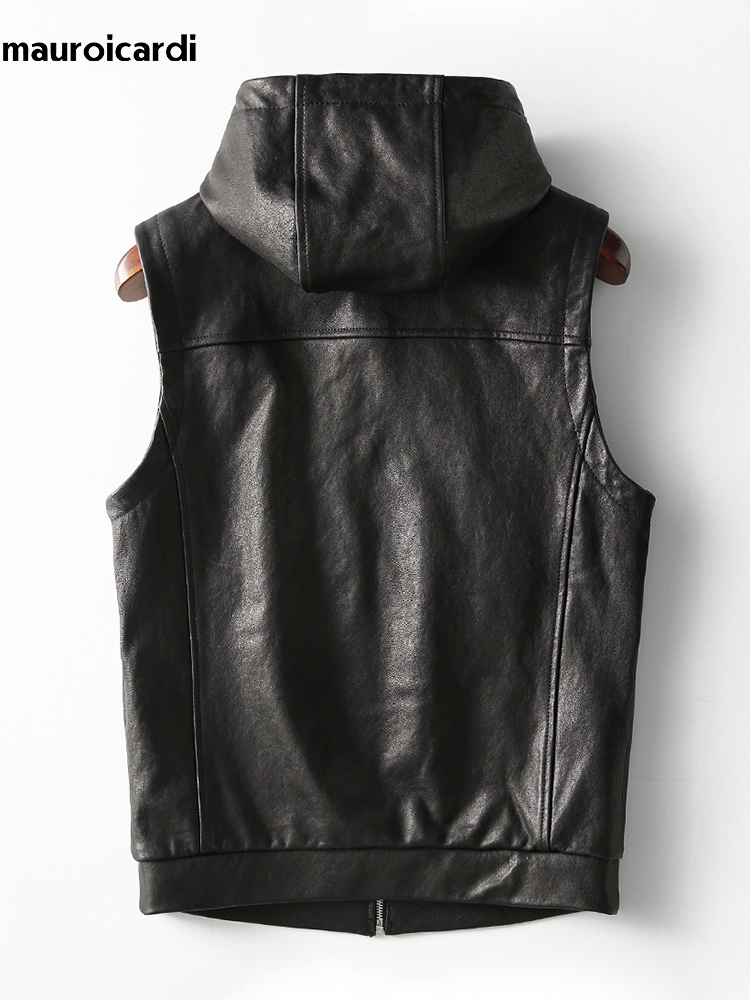 Mauroicardi Spring Autumn Luxu – Leather Work Vest Bewertung und Preis