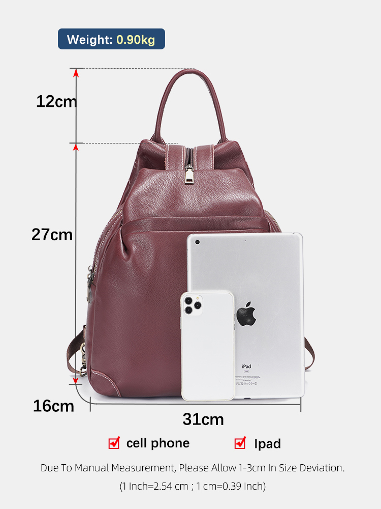 Zency Genuine Leather Women's  – Leather Work Rucksack Bewertung und Preis