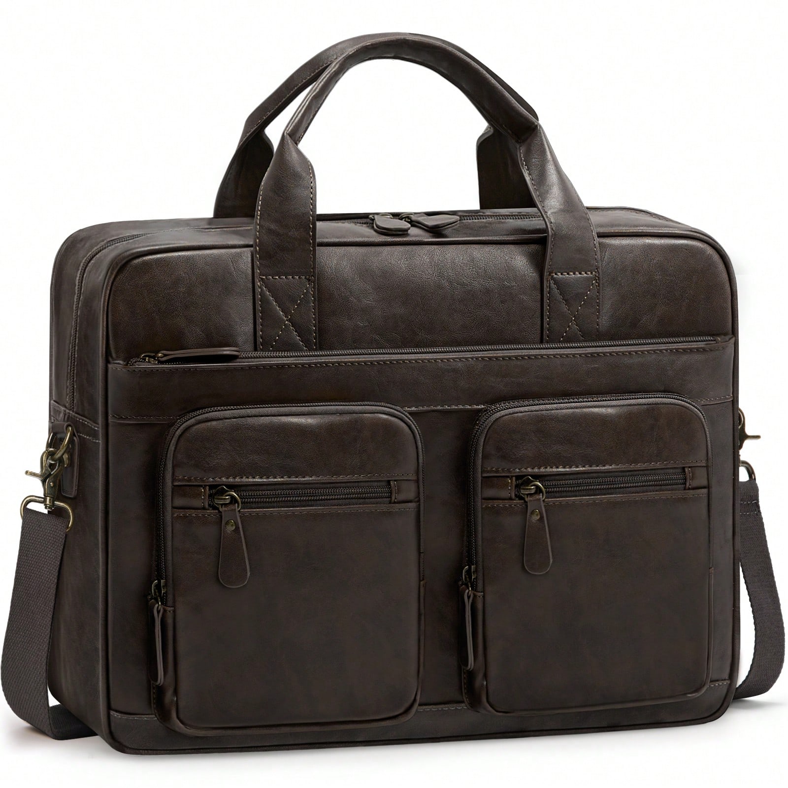 Vintage Messenger Bag For Men  – Leather Work Bag Men Bewertung und Preis