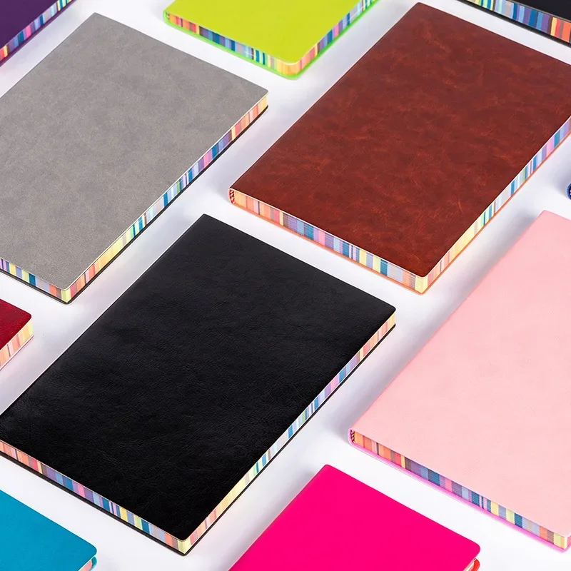 1pc Soft Leather Cover Rainbow – Leather Work Diary Covers Bewertung und Preis