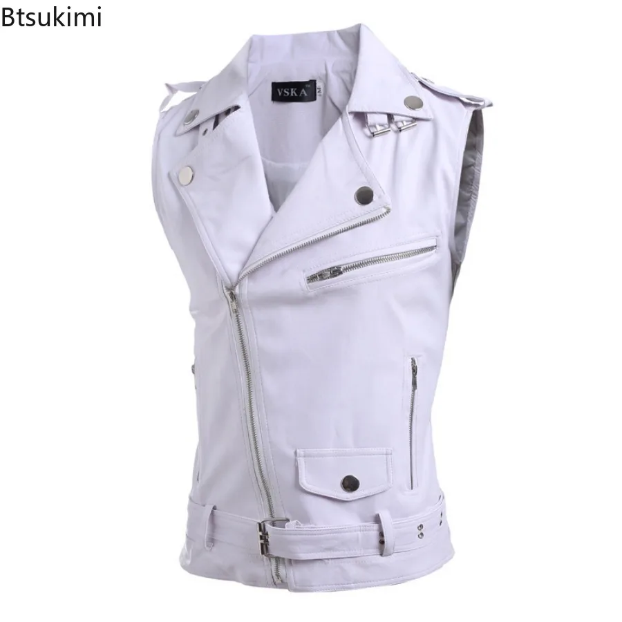 2026 Men's Casual PU Leather V – Leather Work Vest Bewertung und Preis