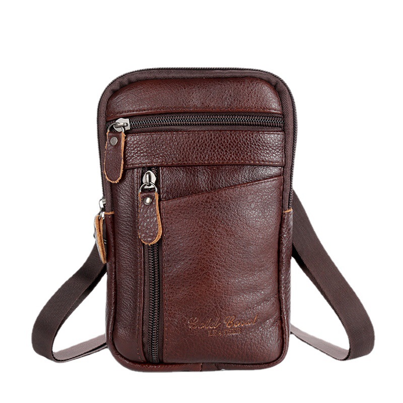 Men's Genuine Leather Crossbod – Leather Work Bag Men Bewertung und Preis