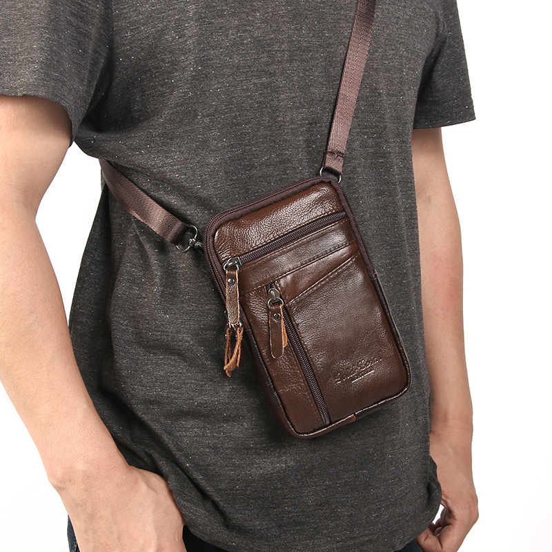 Men's Genuine Leather Crossbod – Leather Work Bag Men Bewertung und Preis