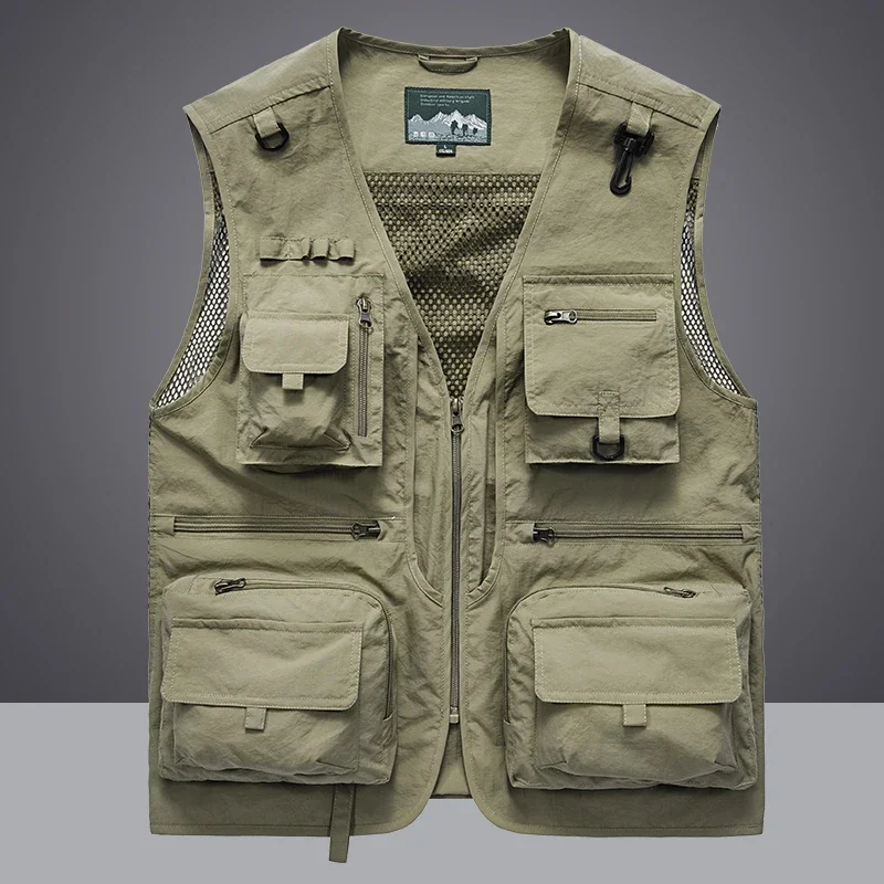 Summer Men Unloading  Vest Coa – Leather Work Vest Bewertung und Preis