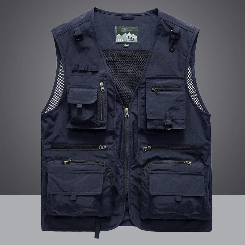 Summer Men Unloading  Vest Coa – Leather Work Vest Bewertung und Preis