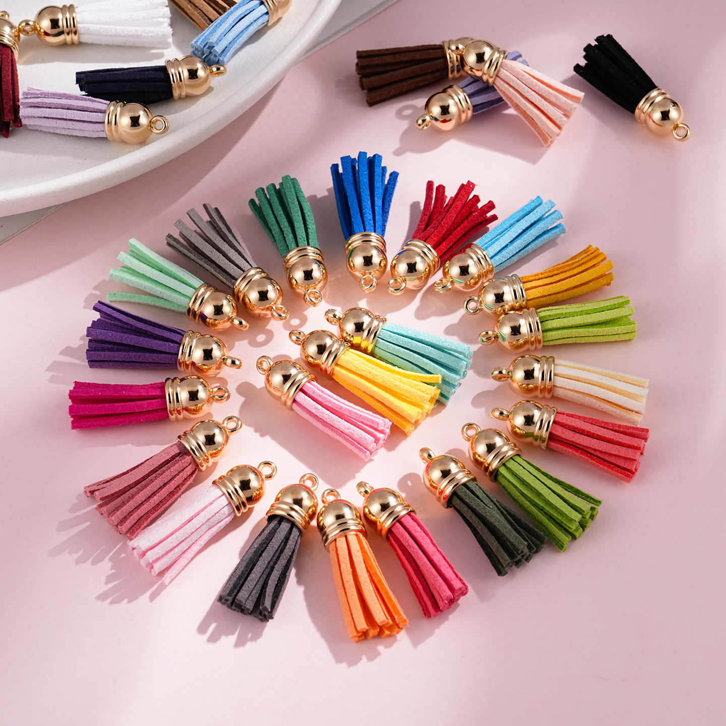 20pcs/Lots Tassel Synthetic Su – Leatherwork Diy Bewertung und Preis