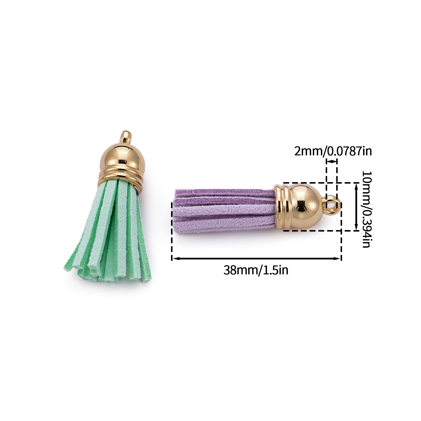 20pcs/Lots Tassel Synthetic Su – Leatherwork Diy Bewertung und Preis