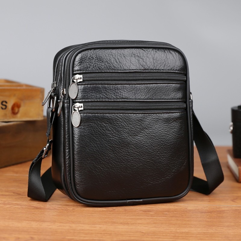Men's Shoulder Messenger Bag C – Leather Work Bag Men Bewertung und Preis