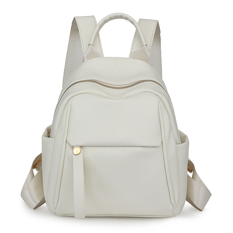 Litchi Pattern Leather Backpac – Leather Work Rucksack Bewertung und Preis