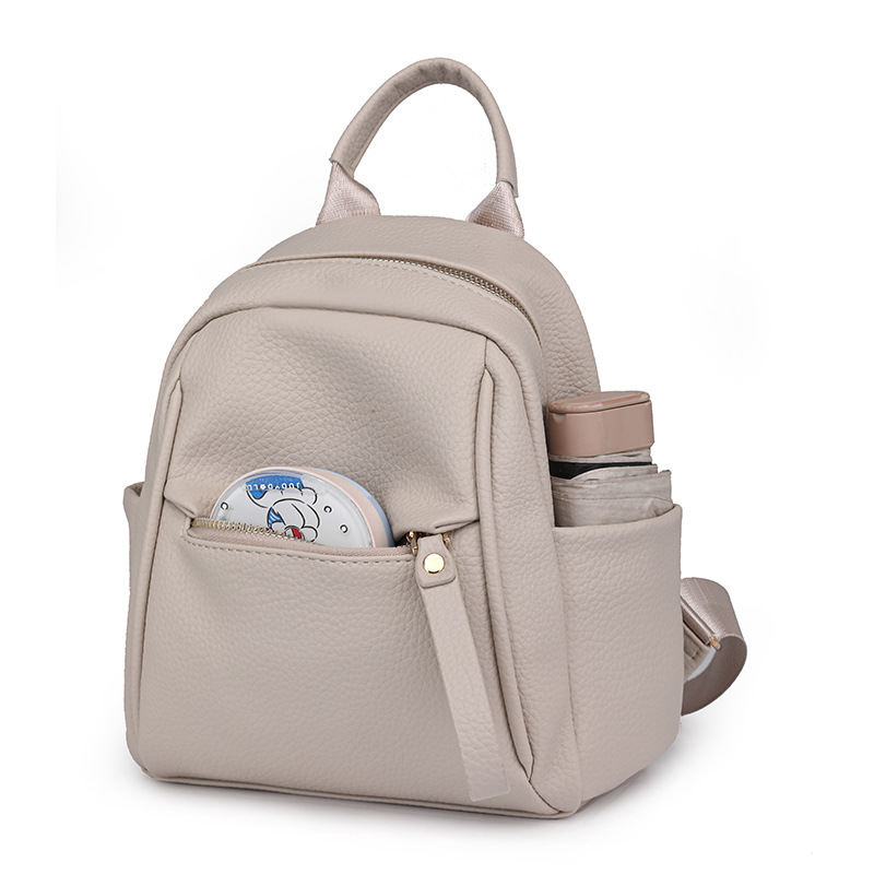 Litchi Pattern Leather Backpac – Leather Work Rucksack Bewertung und Preis