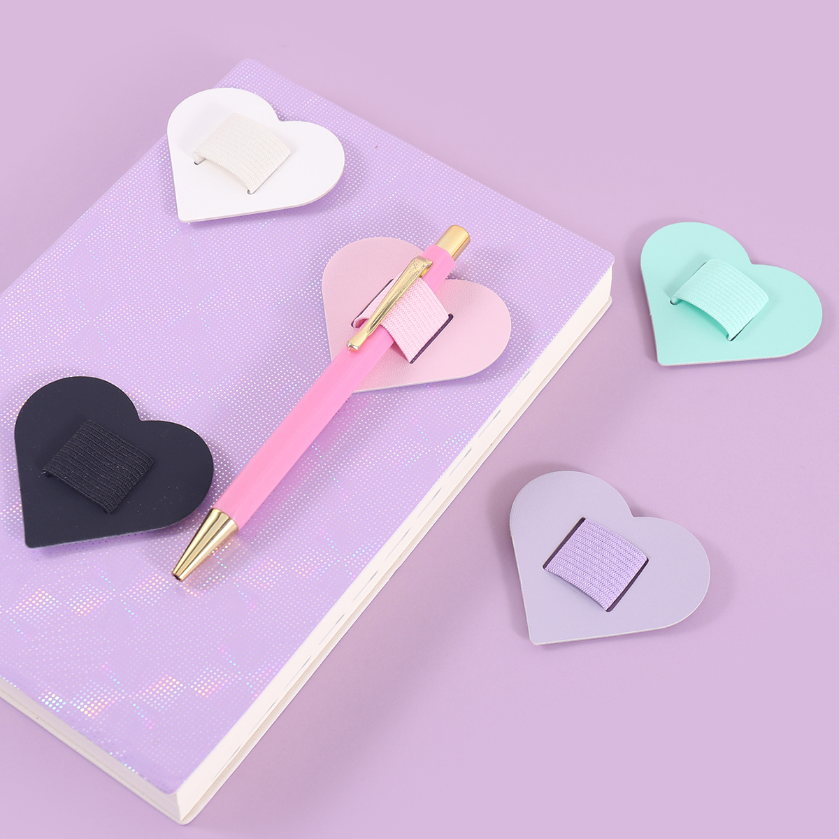 Self-Adhesive Heart Pen Clip H – Leather Work Notepad Bewertung und Preis