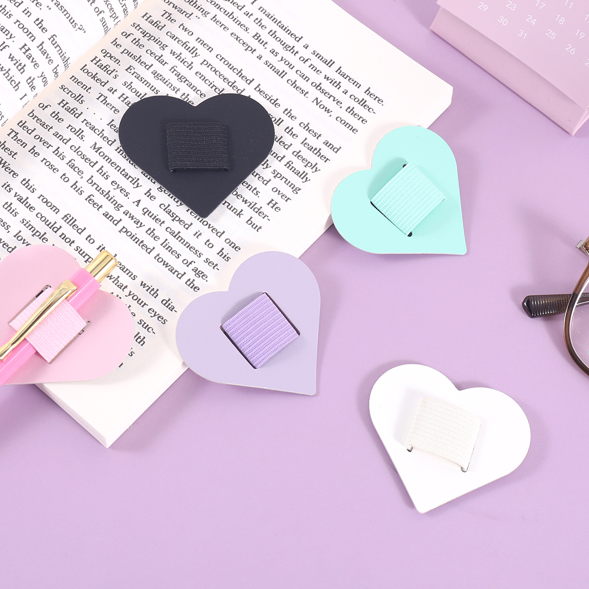 Self-Adhesive Heart Pen Clip H – Leather Work Notepad Bewertung und Preis