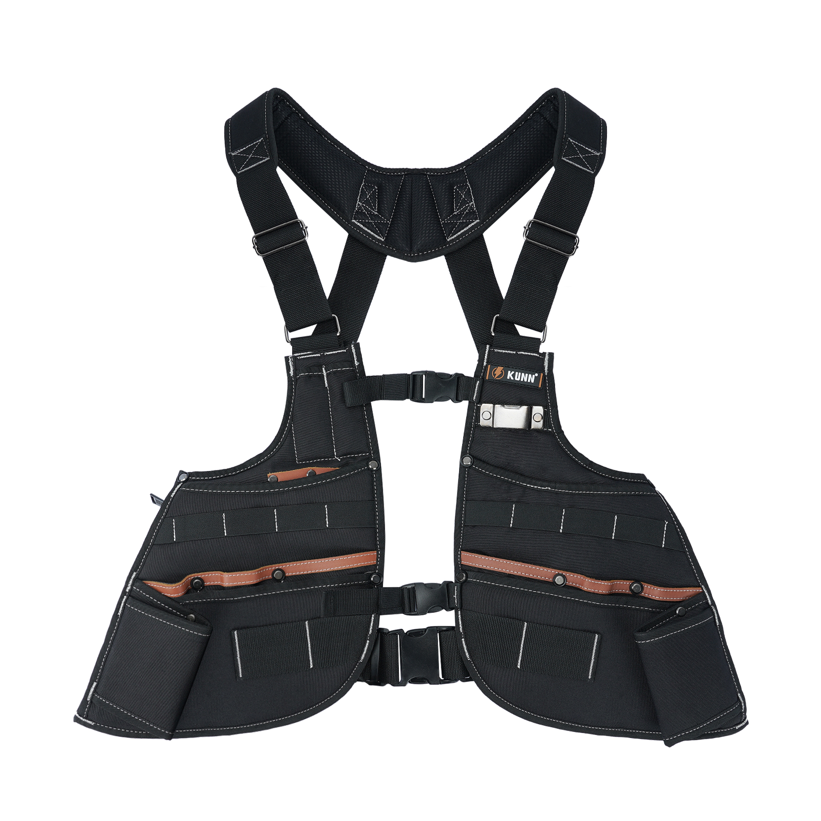 KUNN Leather Tool Vest for Men – Leather Work Vest Bewertung und Preis
