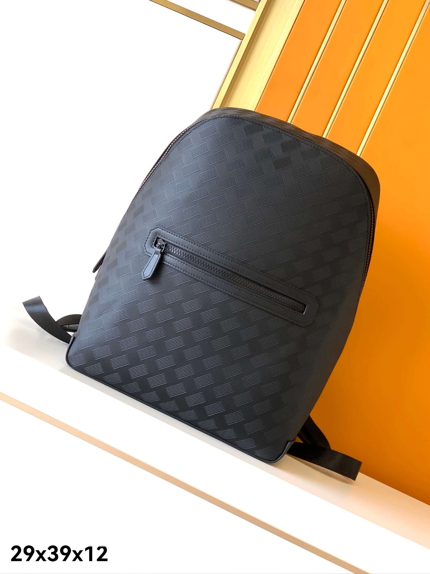 Minimalist Black Embossed Back – Leather Work Rucksack Bewertung und Preis